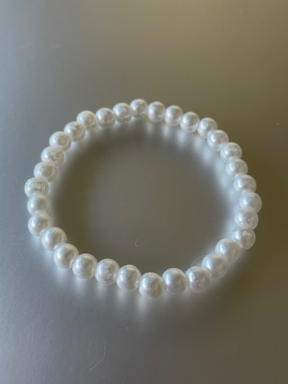 Classic Plastic Pearl Stretch Bracelet - Women Jewelry